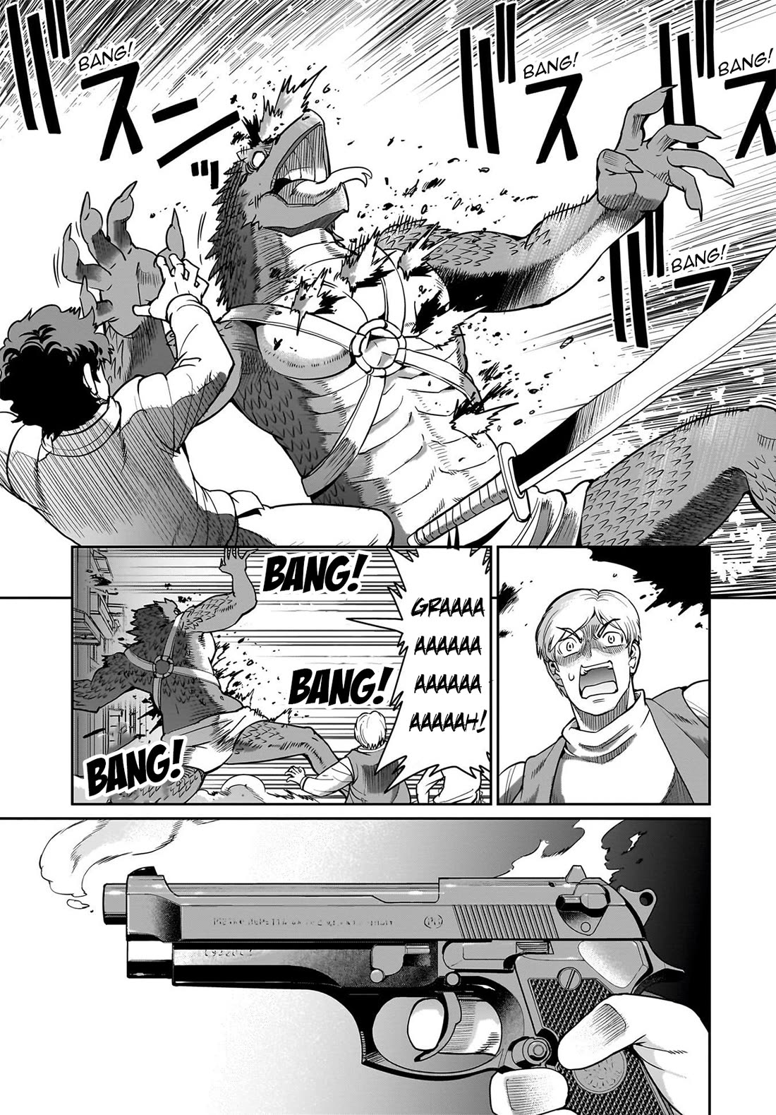 The Gunner's Life of a Middle-aged Man Summoned to Another World and Armed With a Rifle chapter 65 page 18