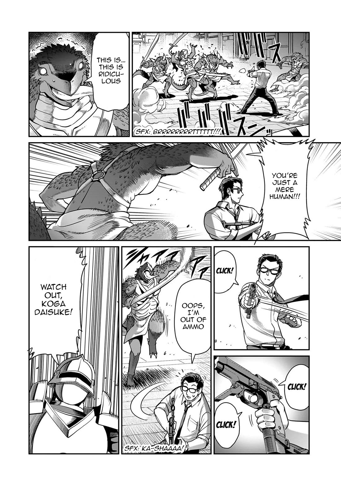 The Gunner's Life of a Middle-aged Man Summoned to Another World and Armed With a Rifle chapter 66 page 15