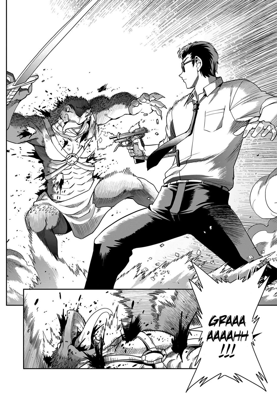 The Gunner's Life of a Middle-aged Man Summoned to Another World and Armed With a Rifle chapter 66 page 17