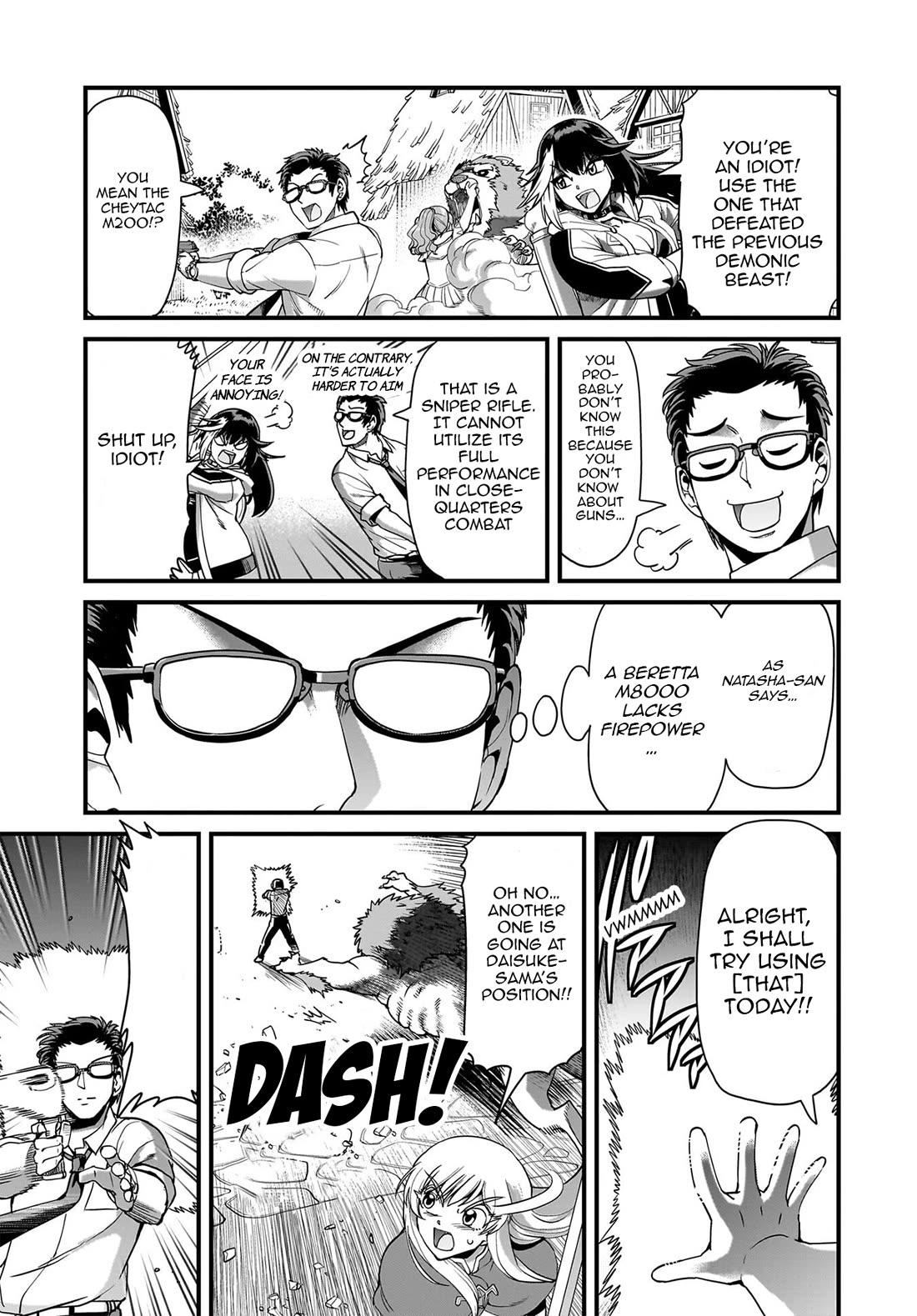 The Gunner's Life of a Middle-aged Man Summoned to Another World and Armed With a Rifle chapter 78 page 14