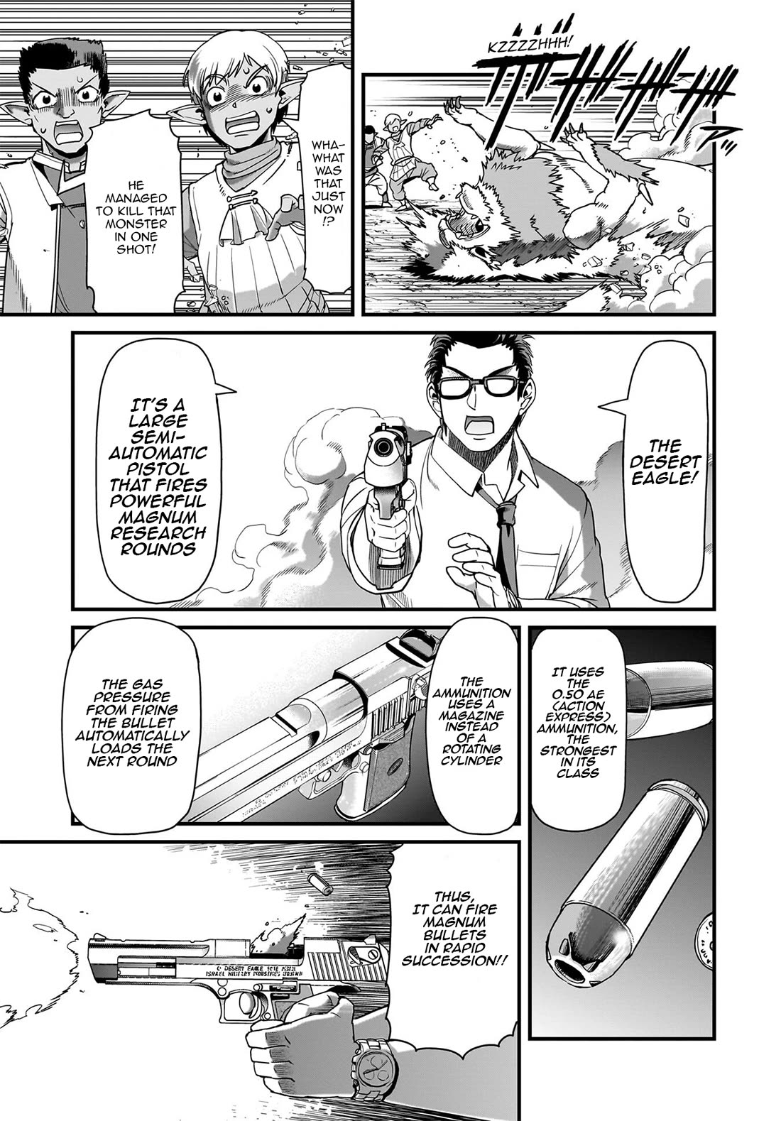 The Gunner's Life of a Middle-aged Man Summoned to Another World and Armed With a Rifle chapter 78 page 16