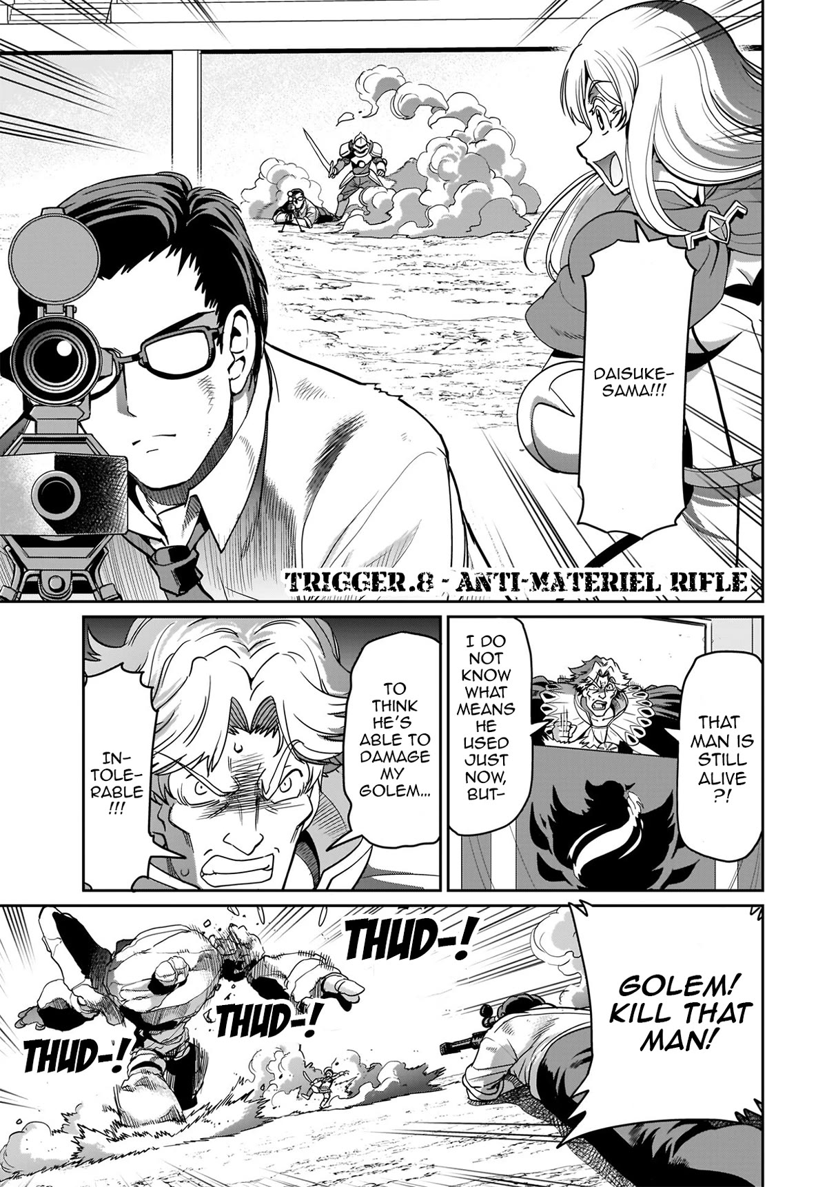 The Gunner's Life of a Middle-aged Man Summoned to Another World and Armed With a Rifle chapter 8 page 2