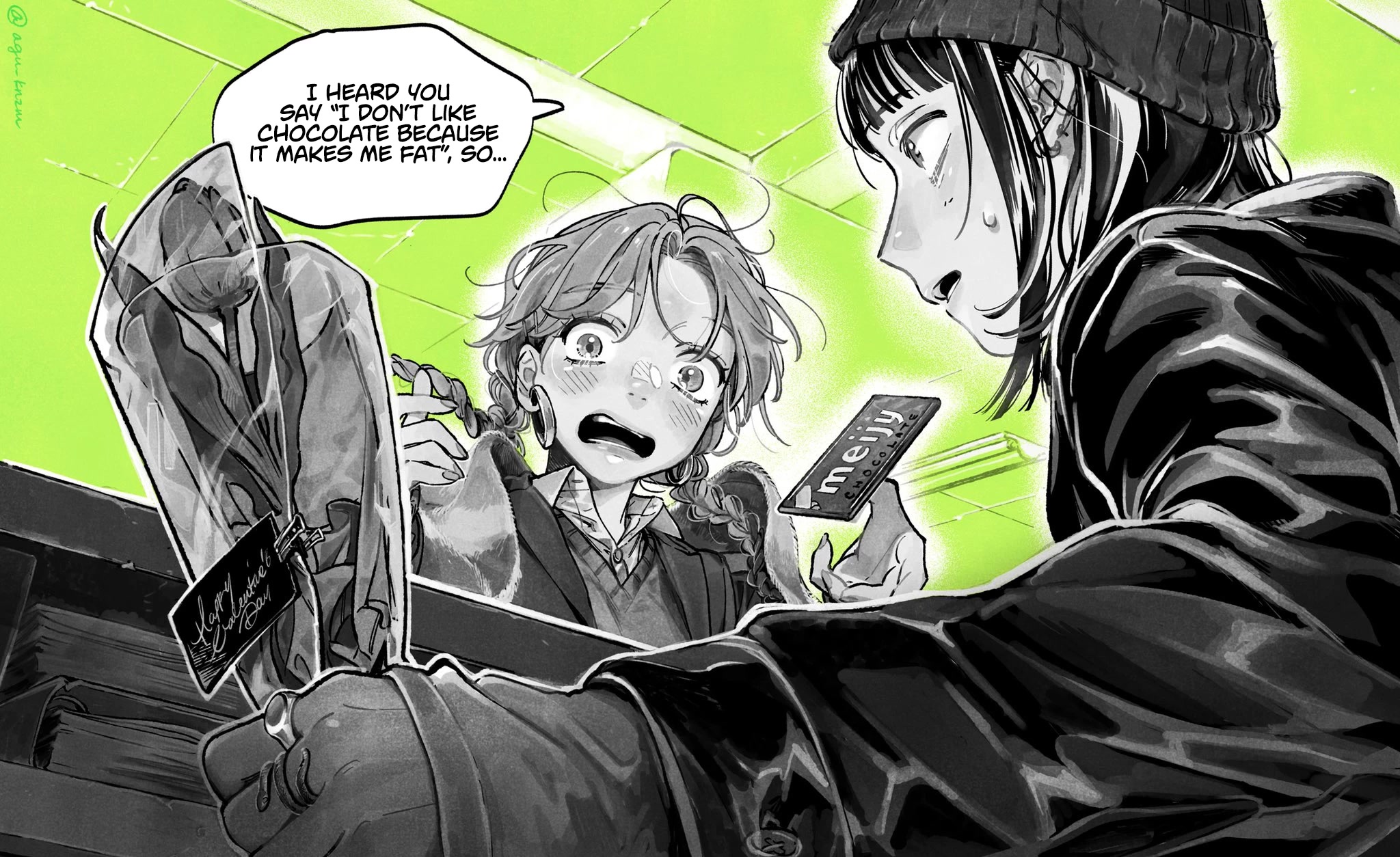 The Guy She Was Interested in Wasn't a Guy at All chapter 37.1 page 1