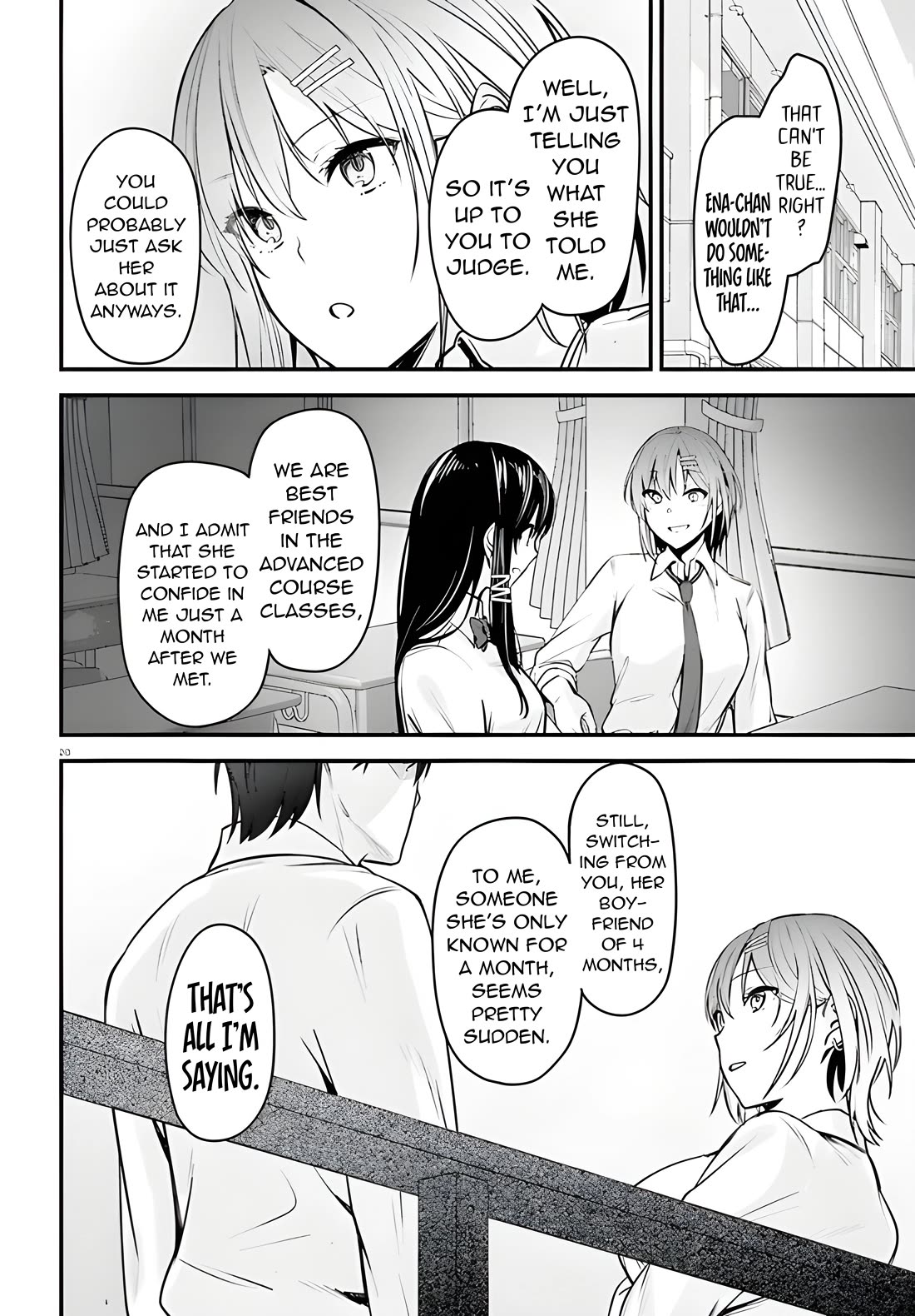 The Handsome Girl Who Stole My Girlfriend Seems to Be After Me Now chapter 1 page 19