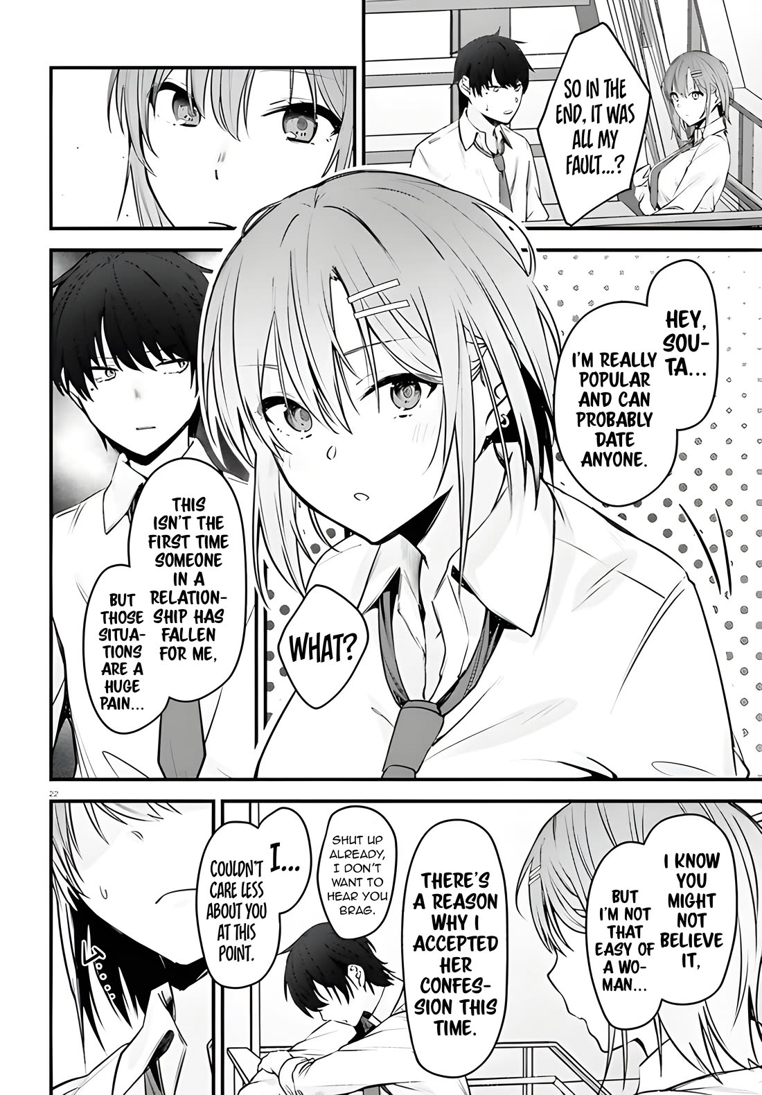 The Handsome Girl Who Stole My Girlfriend Seems to Be After Me Now chapter 1 page 21