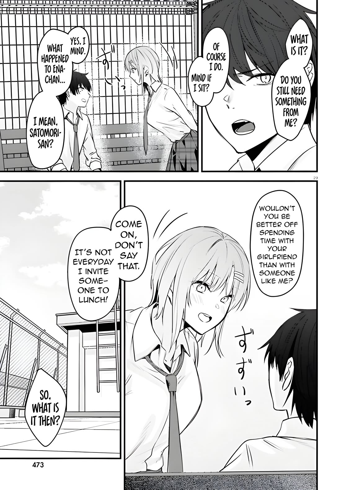 The Handsome Girl Who Stole My Girlfriend Seems to Be After Me Now chapter 1 page 28