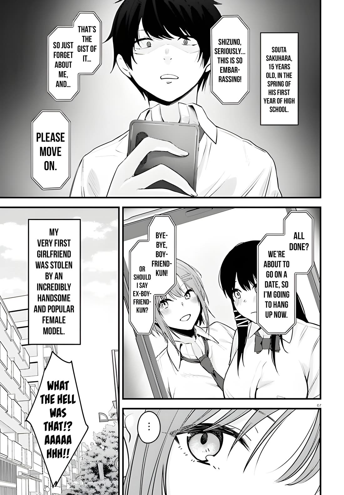 The Handsome Girl Who Stole My Girlfriend Seems to Be After Me Now chapter 1 page 6