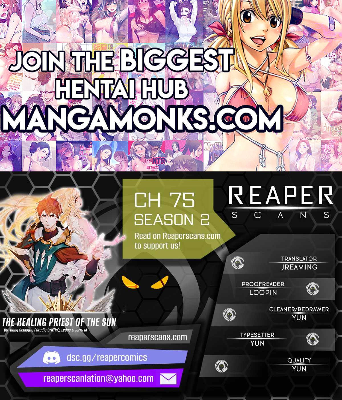 The Healing Priest of the Sun chapter 75 page 1