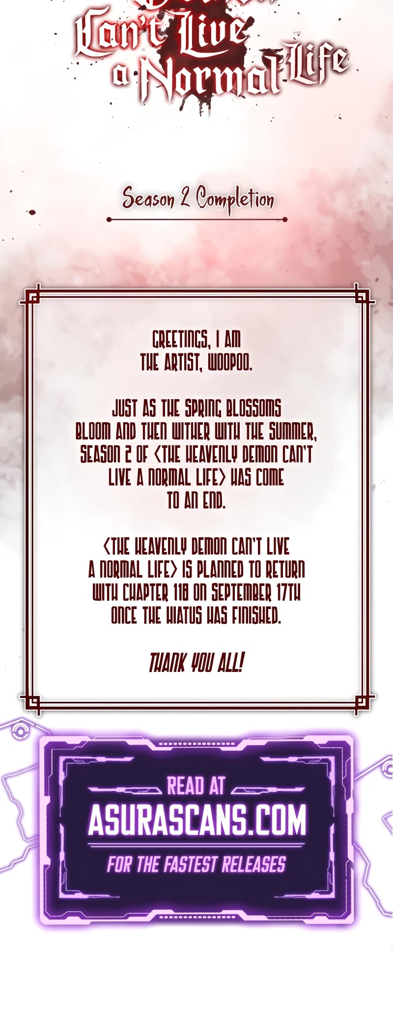 The Heavenly Demon Can’t Live a Normal Life chapter 117 page 54