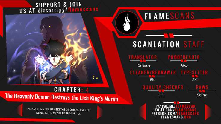 The Heavenly Demon Destroys the Lich King’s Murim chapter 4 page 1