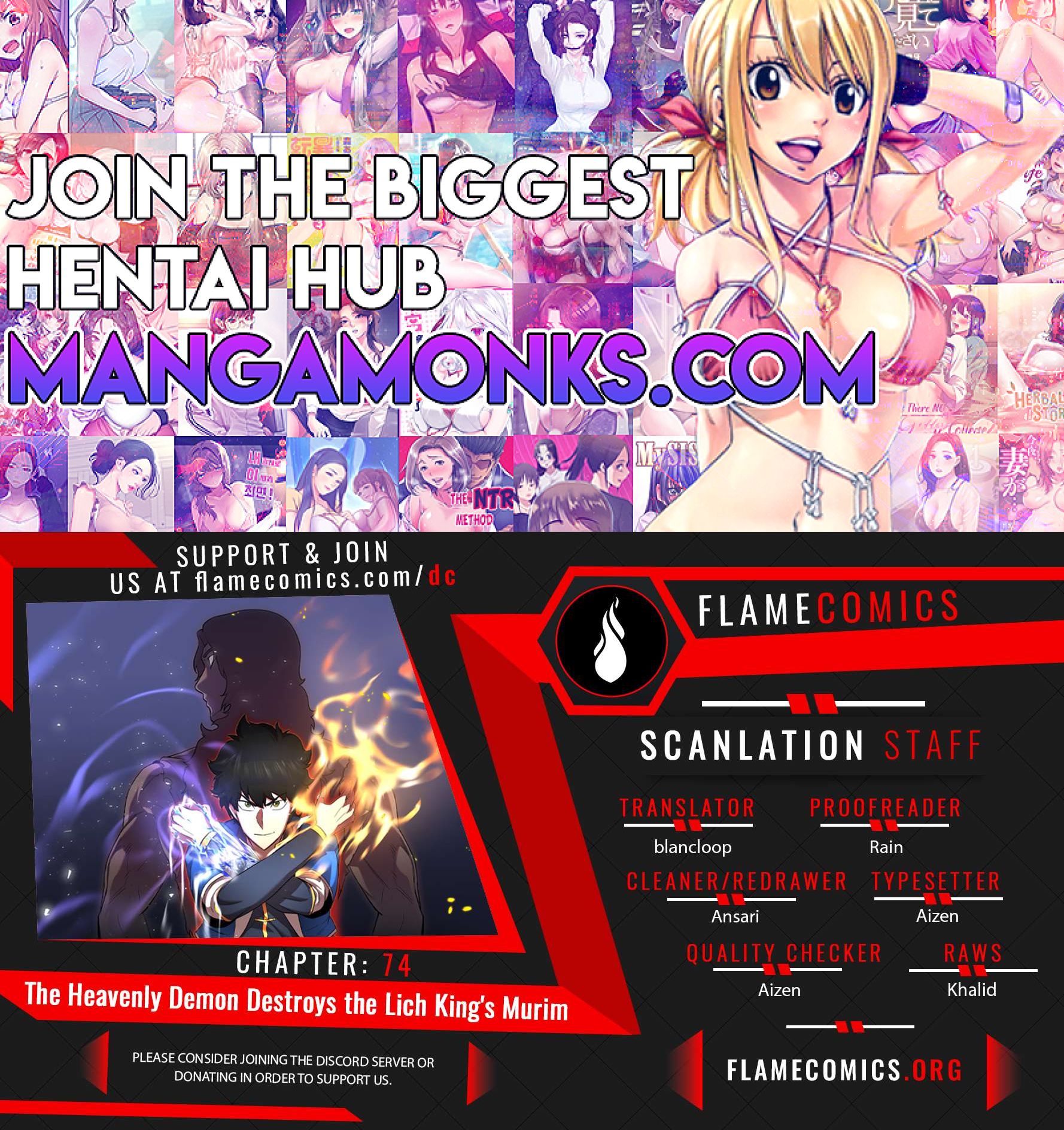 The Heavenly Demon Destroys the Lich King’s Murim chapter 74 page 1