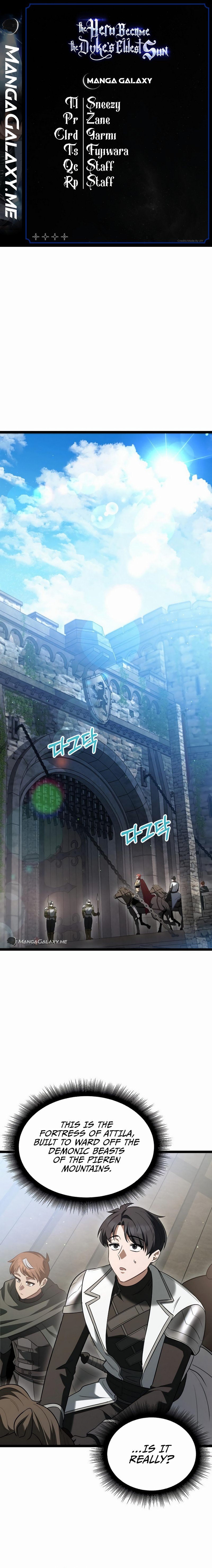 The Hero Became The Duke’s Eldest Son chapter 10 page 1