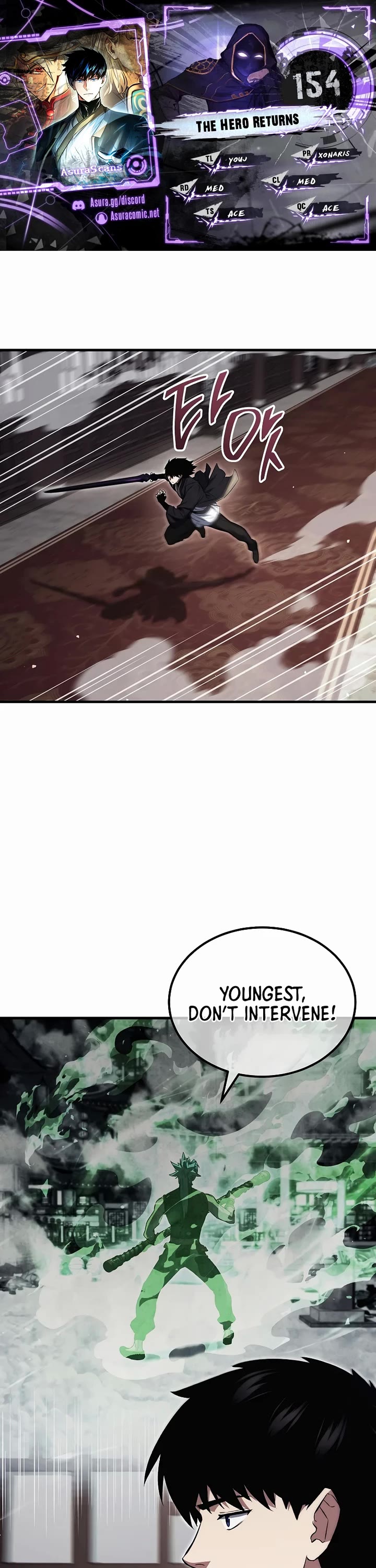 The Hero Returns chapter 154 page 1
