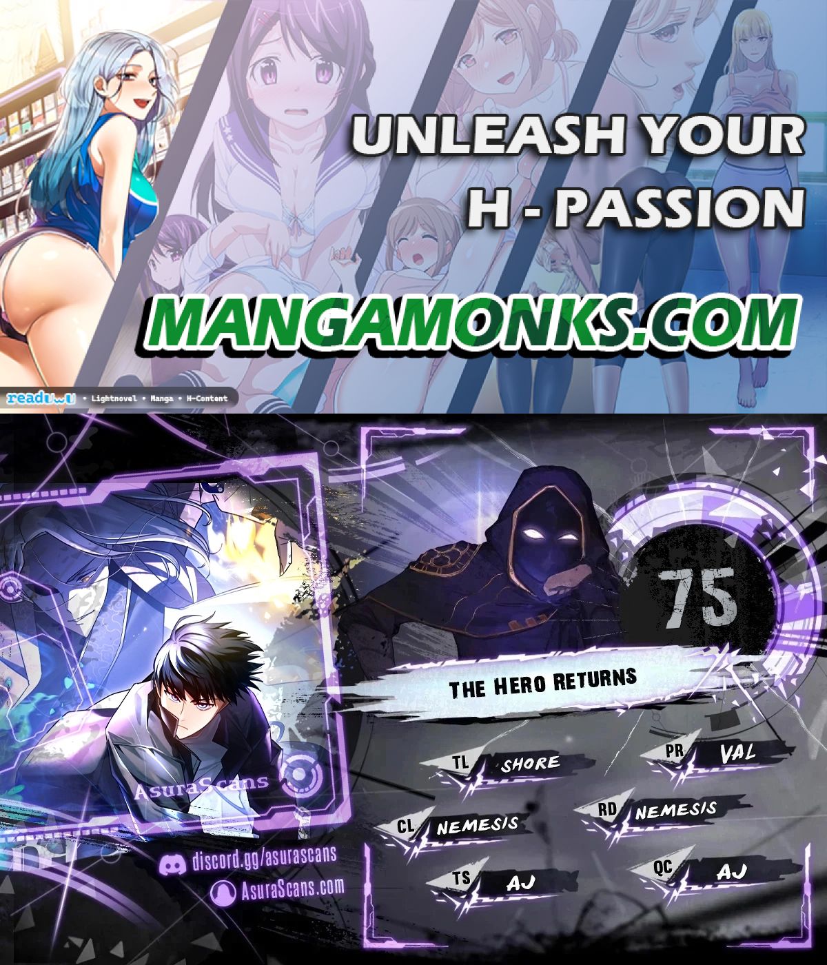 The Hero Returns chapter 75 page 1