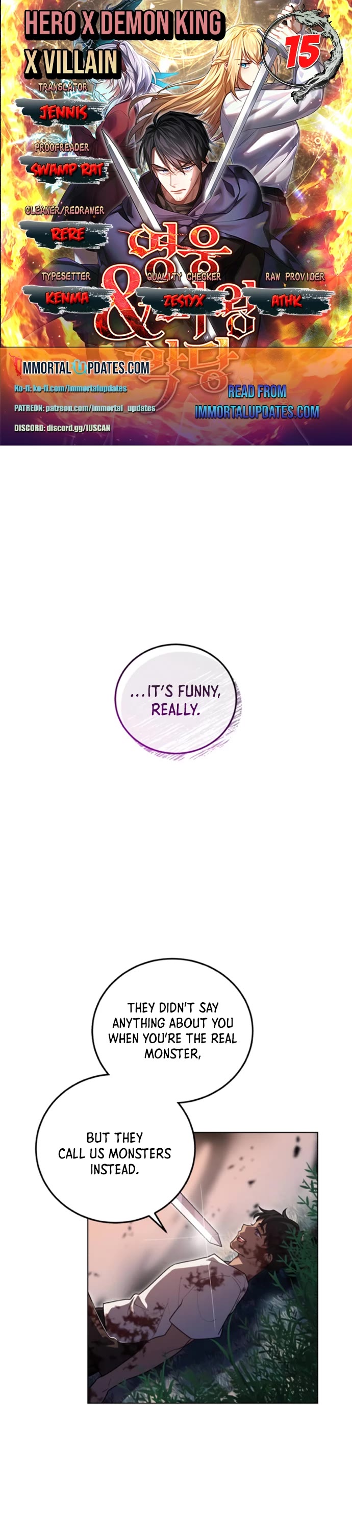 The Hero, the Demon, and the Villain chapter 15 page 1