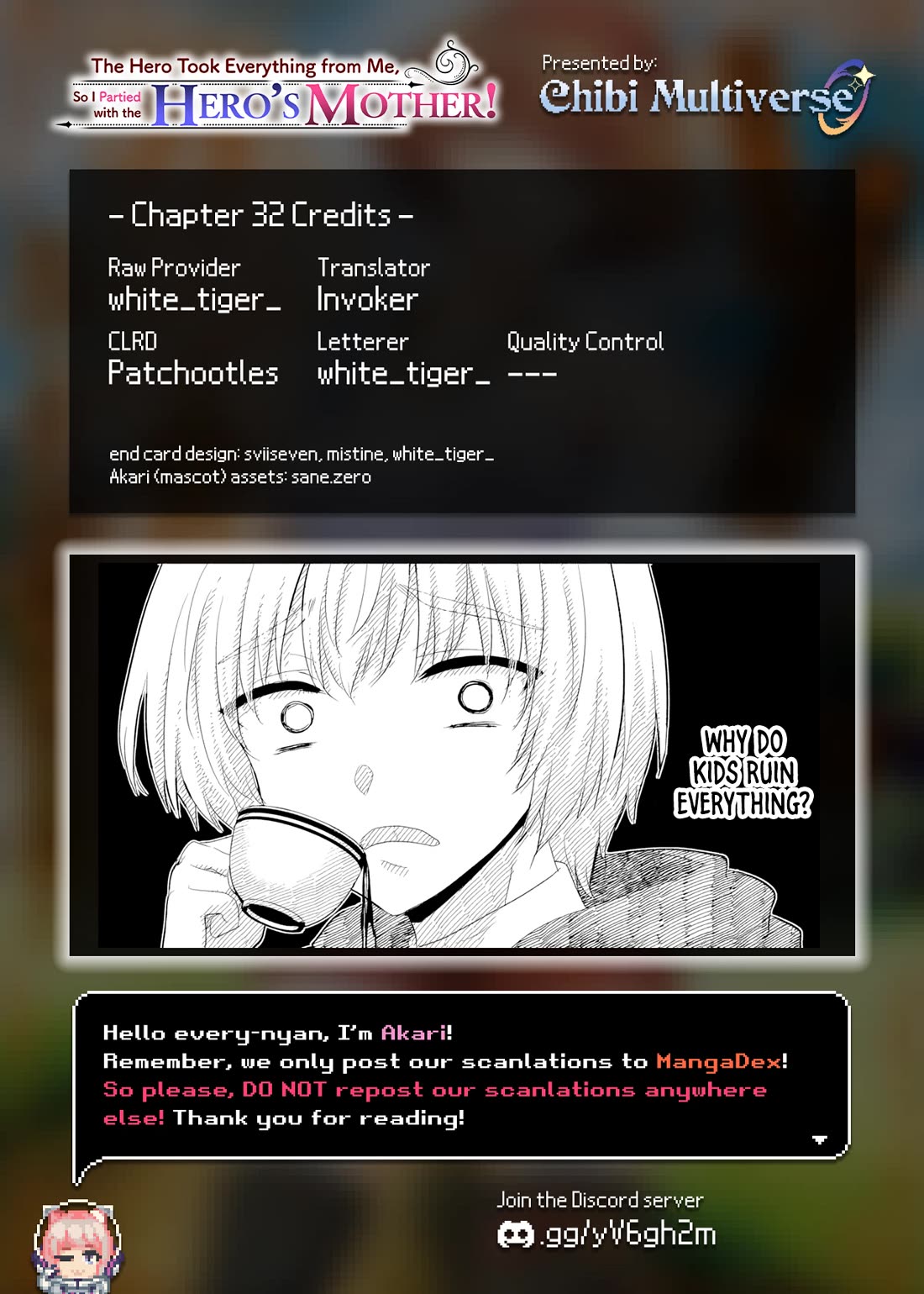 The Hero Took Everything from Me, So I Partied with the Hero’s Mother! chapter 32 page 33