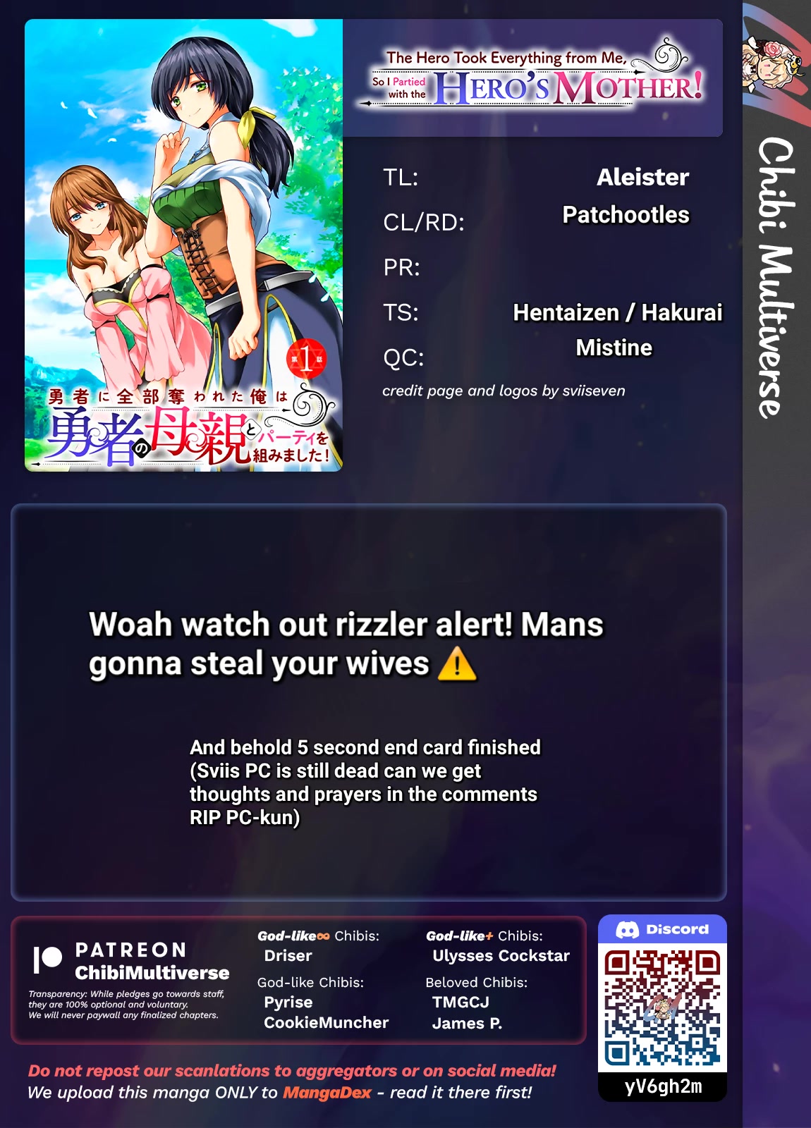 The Hero Took Everything from Me, So I Partied with the Hero’s Mother! chapter 5 page 37