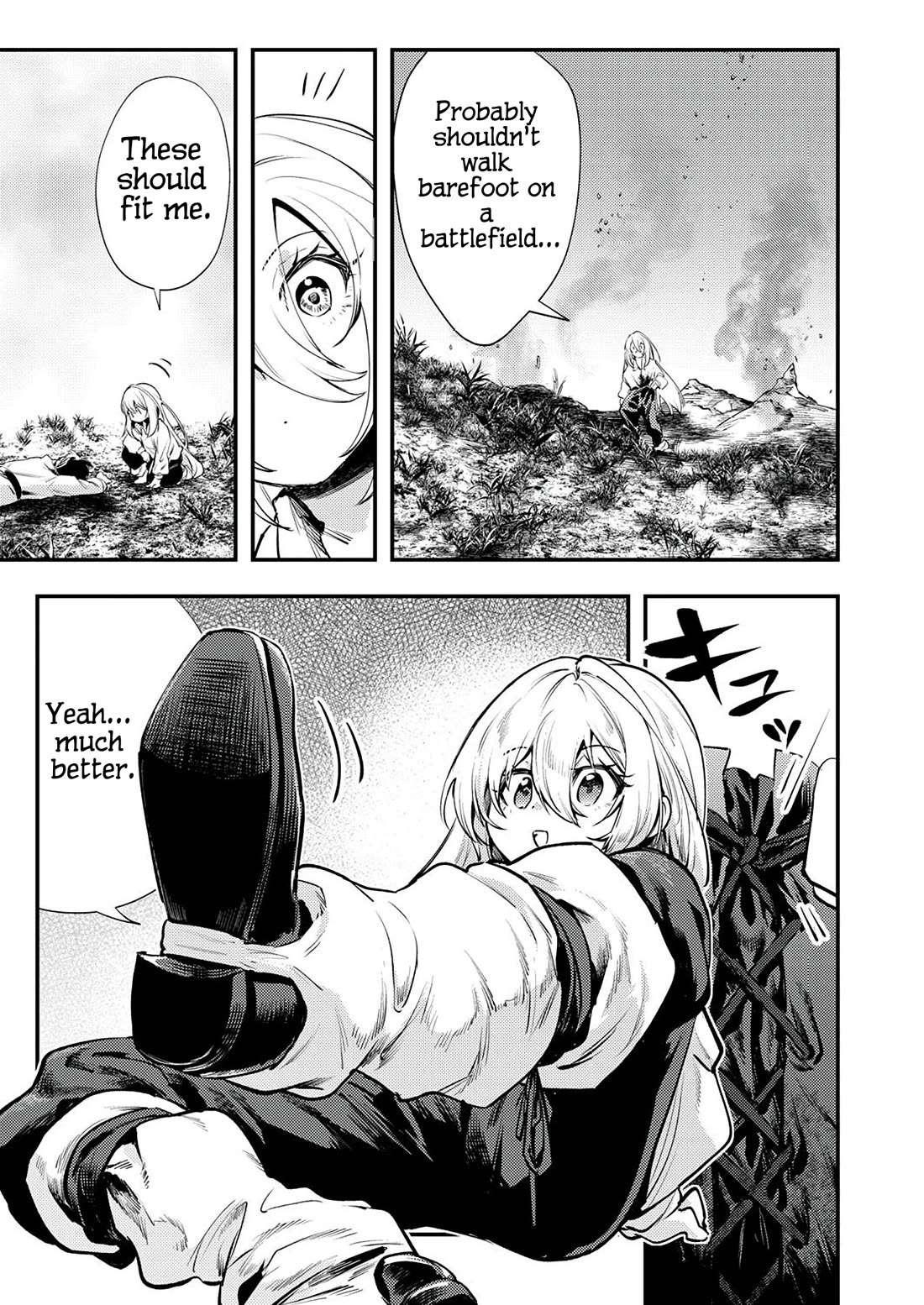 The Heroic Tale of Shura Young Girl: A Mercenary Who was Said to be Half-Baked is Reincarnated as a Young Girl and Rises to Success chapter 1 page 35