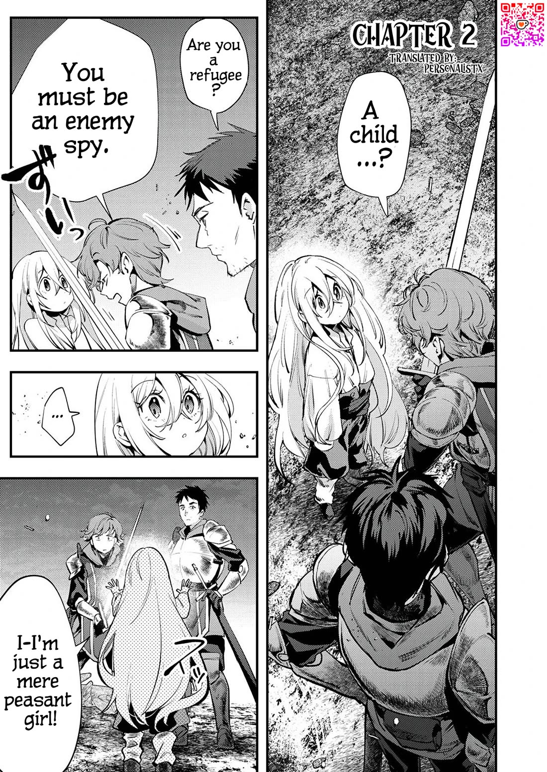 The Heroic Tale of Shura Young Girl: A Mercenary Who was Said to be Half-Baked is Reincarnated as a Young Girl and Rises to Success chapter 2 page 1