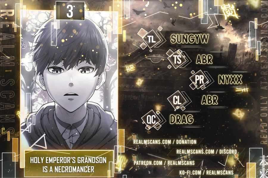 The Holy Emperor’s Grandson Is a Necromancer chapter 3 page 1