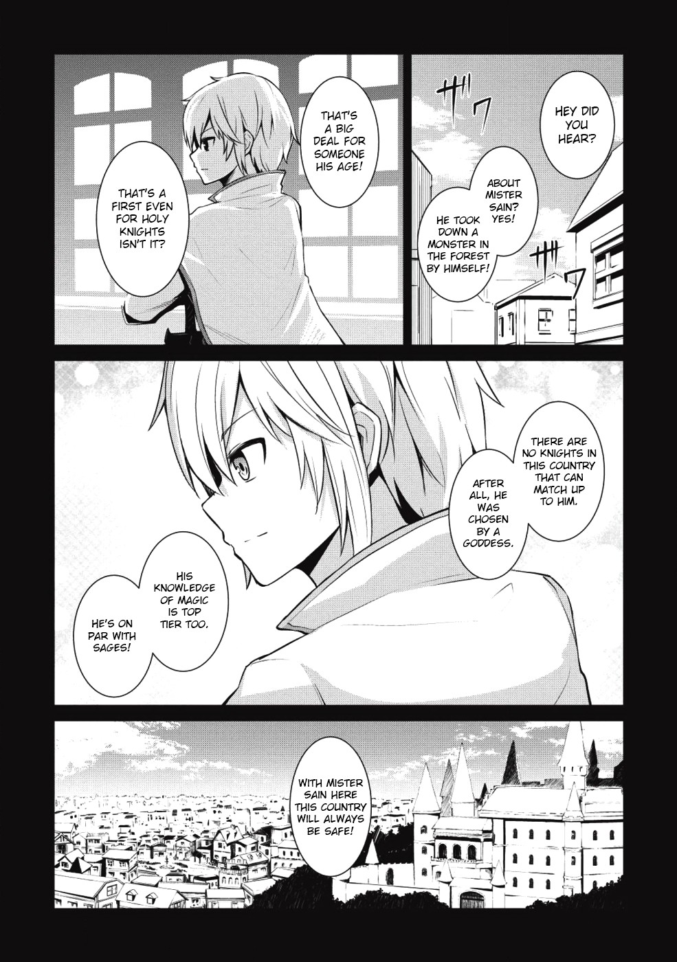 The holy knight's dark road chapter 1 page 4