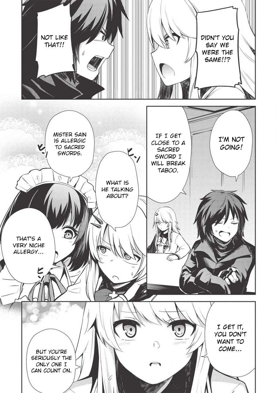 The holy knight's dark road chapter 6 page 7