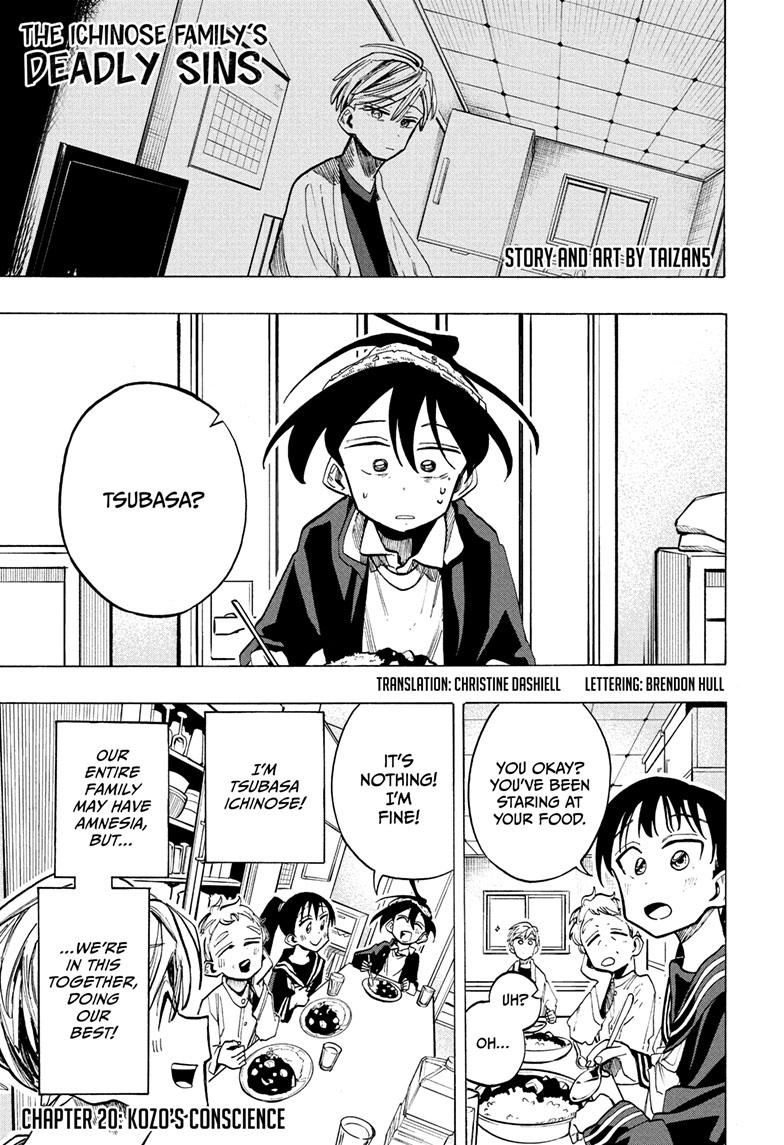 The Ichinose Family's Deadly Sins chapter 20 page 1