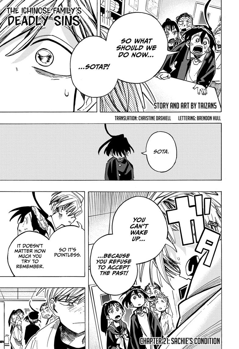 The Ichinose Family's Deadly Sins chapter 21 page 1