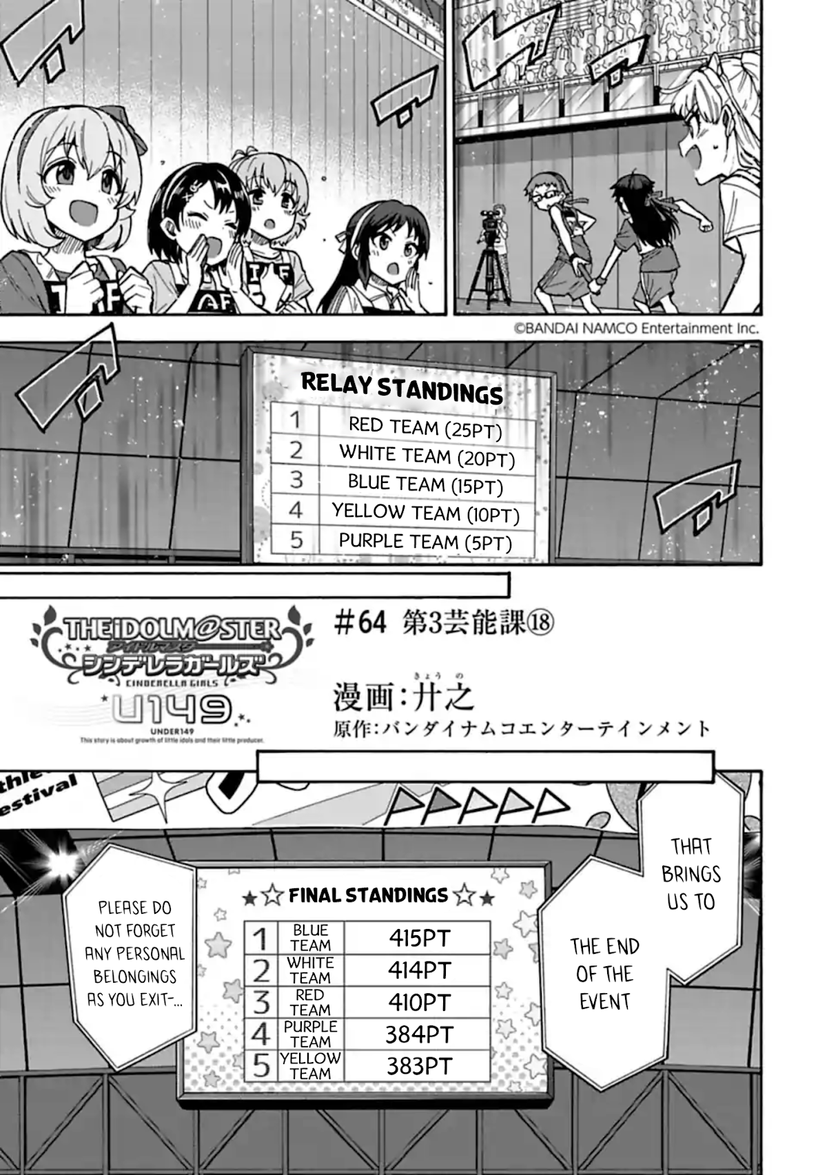 THE iDOLM@STER Cinderella Girls - U149 chapter 64 page 1