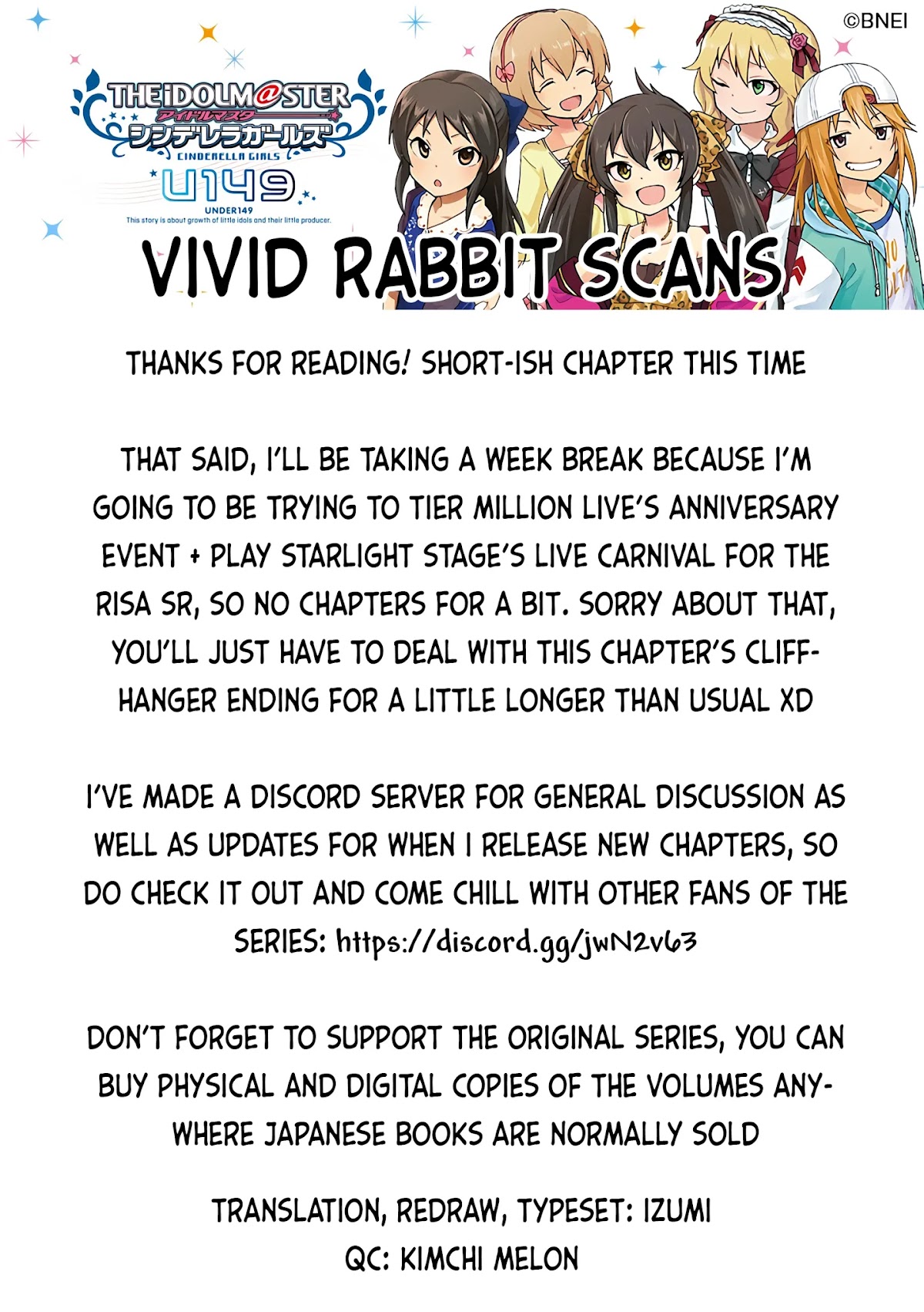 THE iDOLM@STER Cinderella Girls - U149 chapter 68.2 page 10