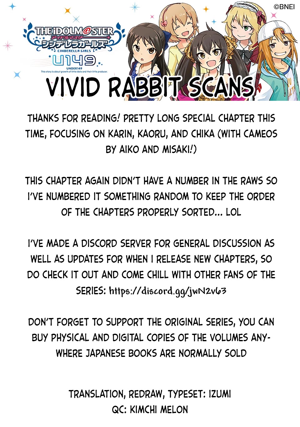 THE iDOLM@STER Cinderella Girls - U149 chapter 69.1 page 12
