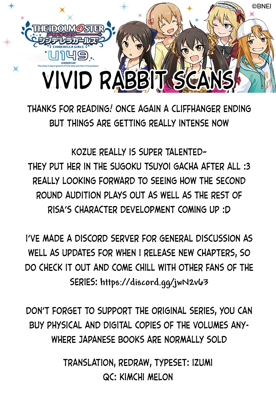 THE iDOLM@STER Cinderella Girls - U149 chapter 69.2 page 16