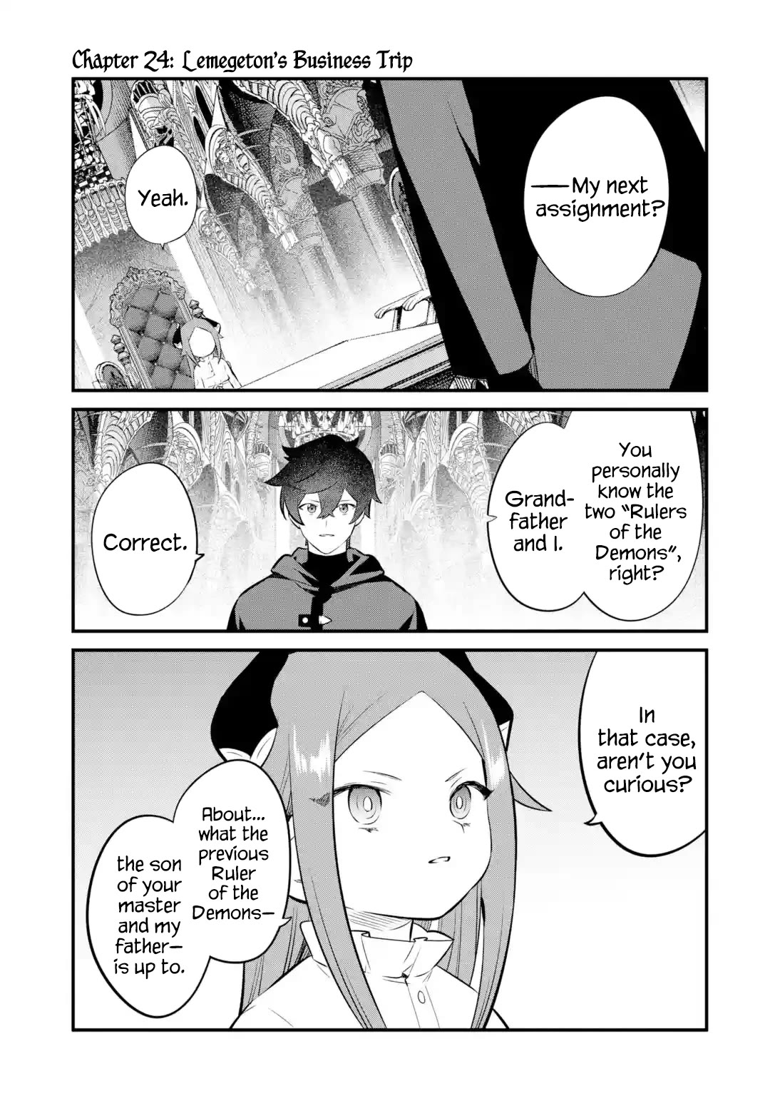 The Impregnable Demon King's Castle and the Expelled Black Mage of the Hero's Party chapter 24 page 1