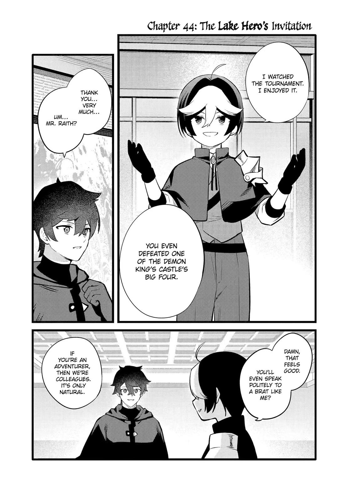 The Impregnable Demon King's Castle and the Expelled Black Mage of the Hero's Party chapter 44 page 1