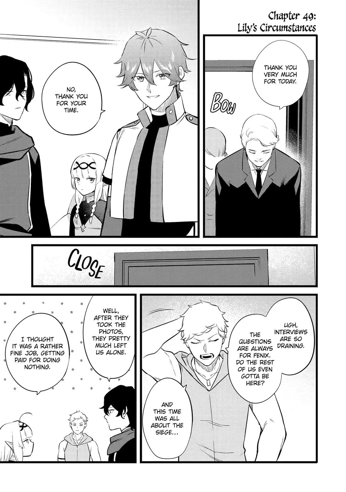 The Impregnable Demon King's Castle and the Expelled Black Mage of the Hero's Party chapter 49 page 1