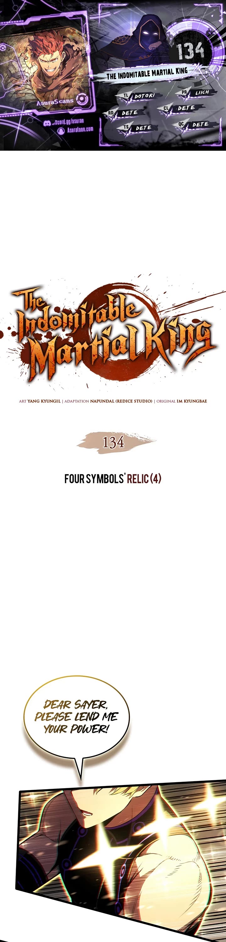 The Indomitable Martial King chapter 134 page 1