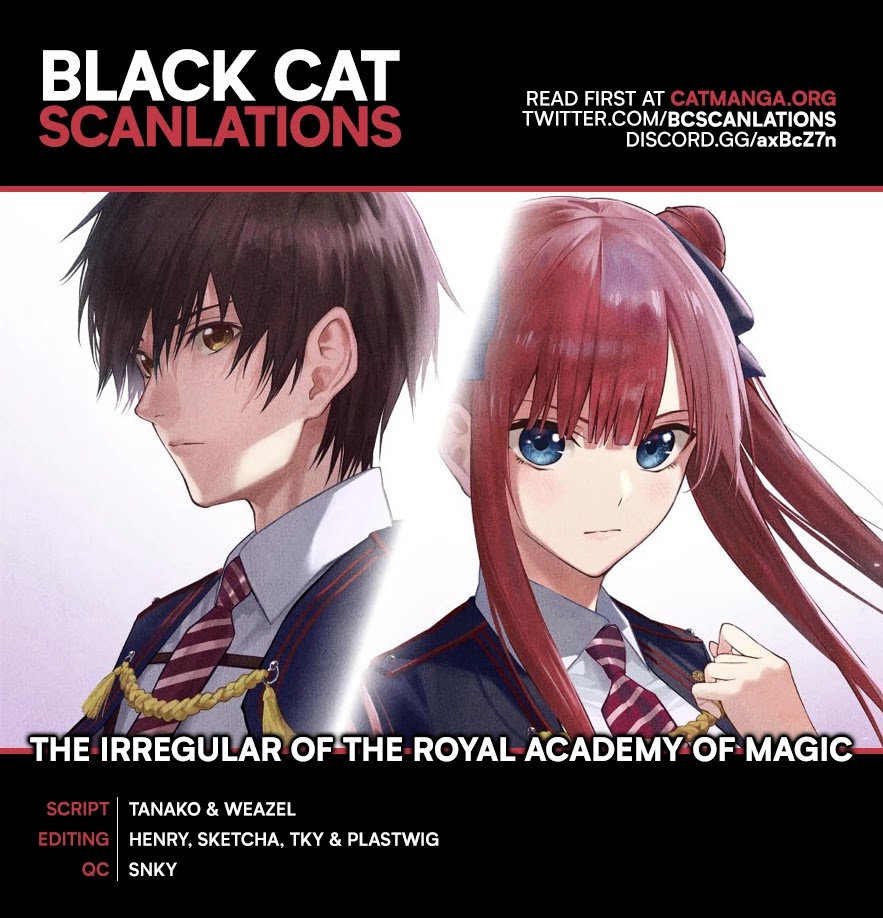 The Irregular of the Royal Academy of Magic ~The Strongest Sorcerer From the Slums is Unrivaled in the School of Royals ~ chapter 33 page 1