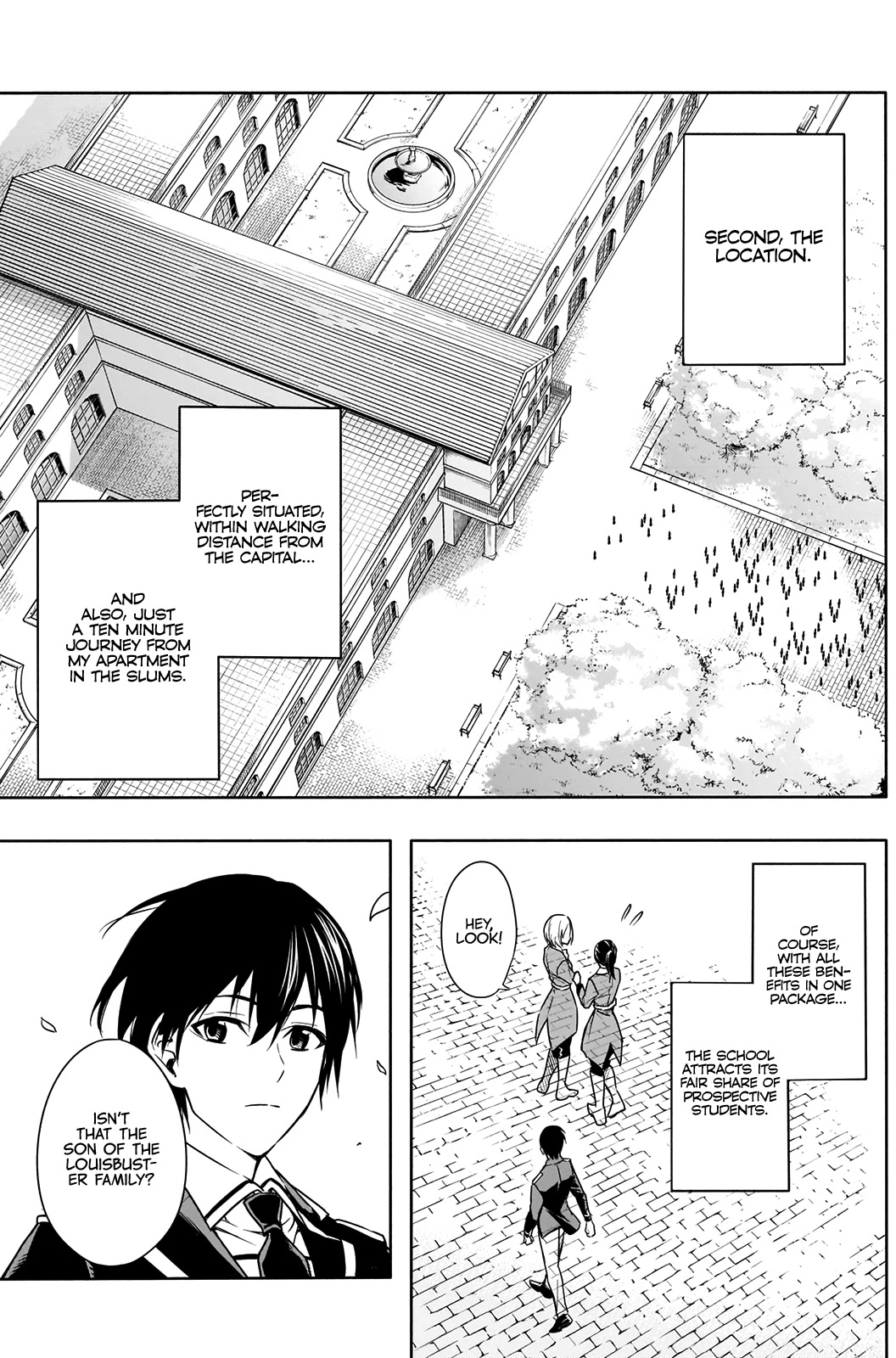 The Irregular of the Royal Academy of Magic ~The Strongest Sorcerer From the Slums is Unrivaled in the School of Royals ~ chapter 4 page 8