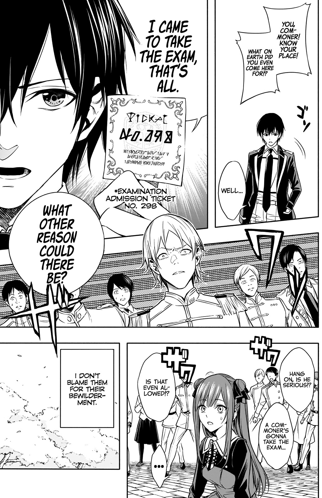 The Irregular of the Royal Academy of Magic ~The Strongest Sorcerer From the Slums is Unrivaled in the School of Royals ~ chapter 5 page 4