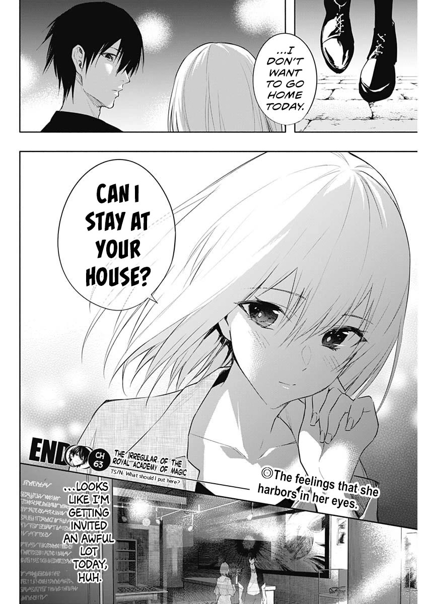 The Irregular of the Royal Academy of Magic ~The Strongest Sorcerer From the Slums is Unrivaled in the School of Royals ~ chapter 63 page 19