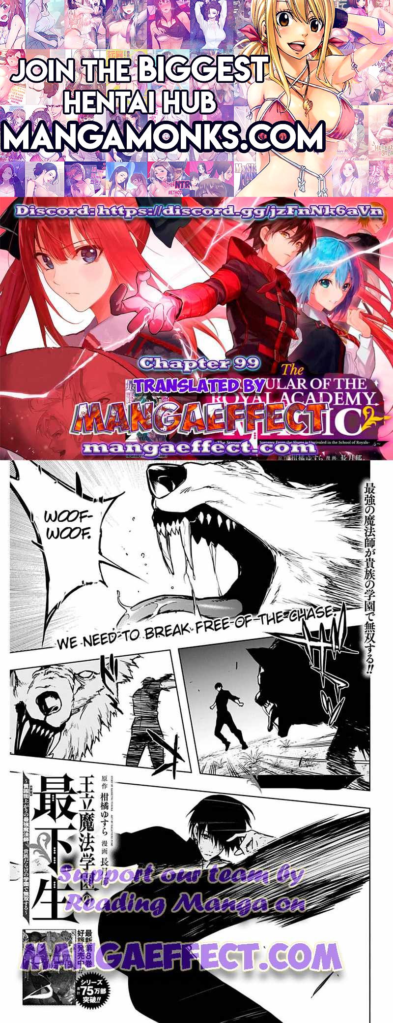 The Irregular of the Royal Academy of Magic chapter 99 page 1