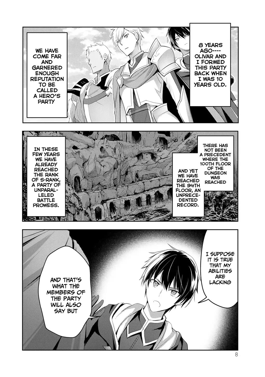 The Jack-of-All-Trades Kicked Out of the Hero's Party: The Swordsman Who Became a Support Mage Due to Party Circumstances, Becomes All-Powerful chapter 1 page 6