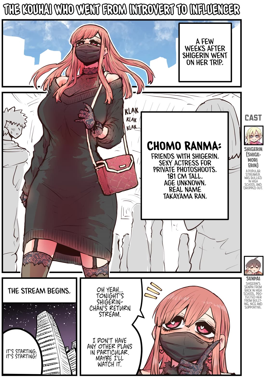 The Kouhai who Went from Introvert to Influencer chapter 15 page 1