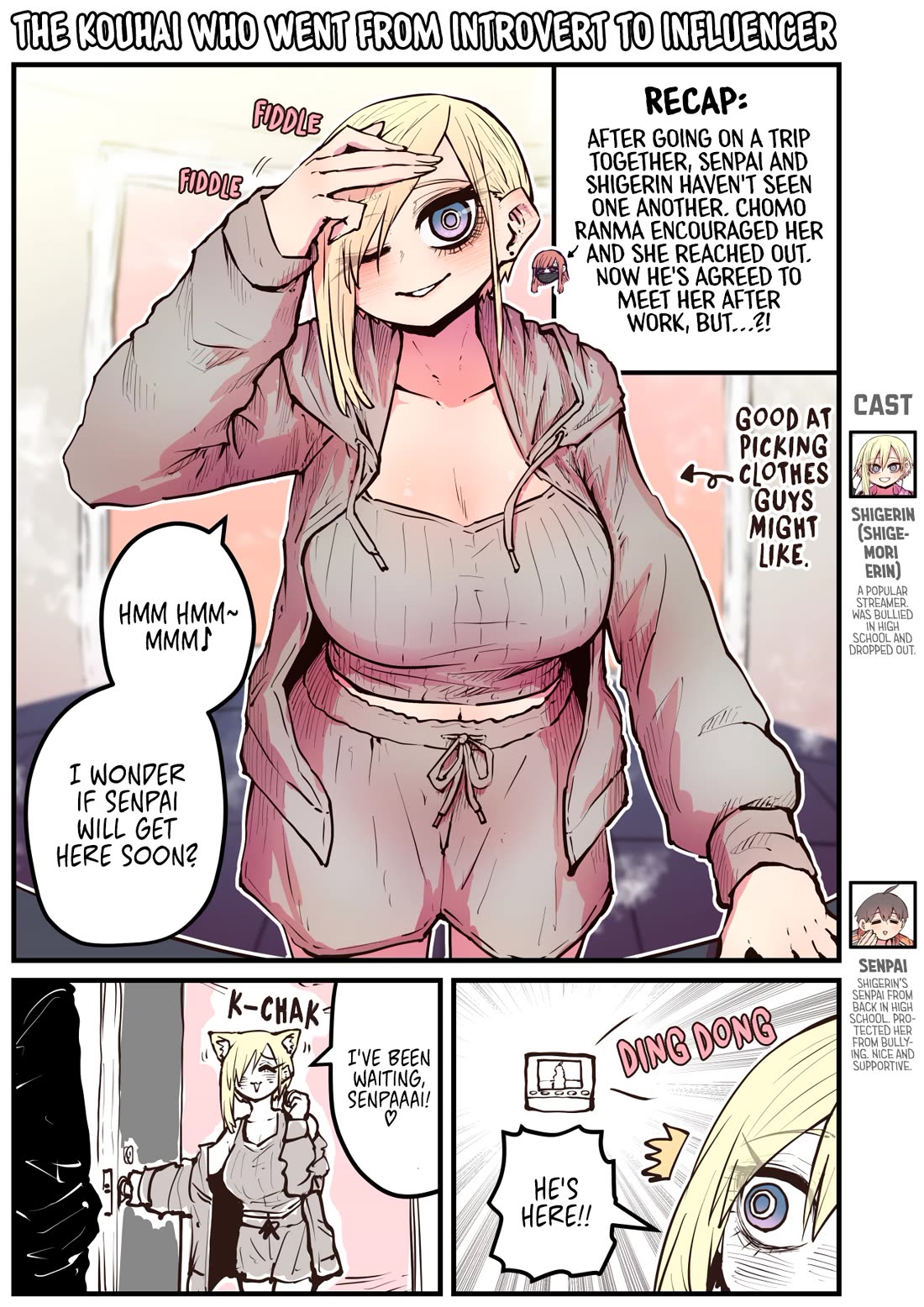 The Kouhai who Went from Introvert to Influencer chapter 17 page 1
