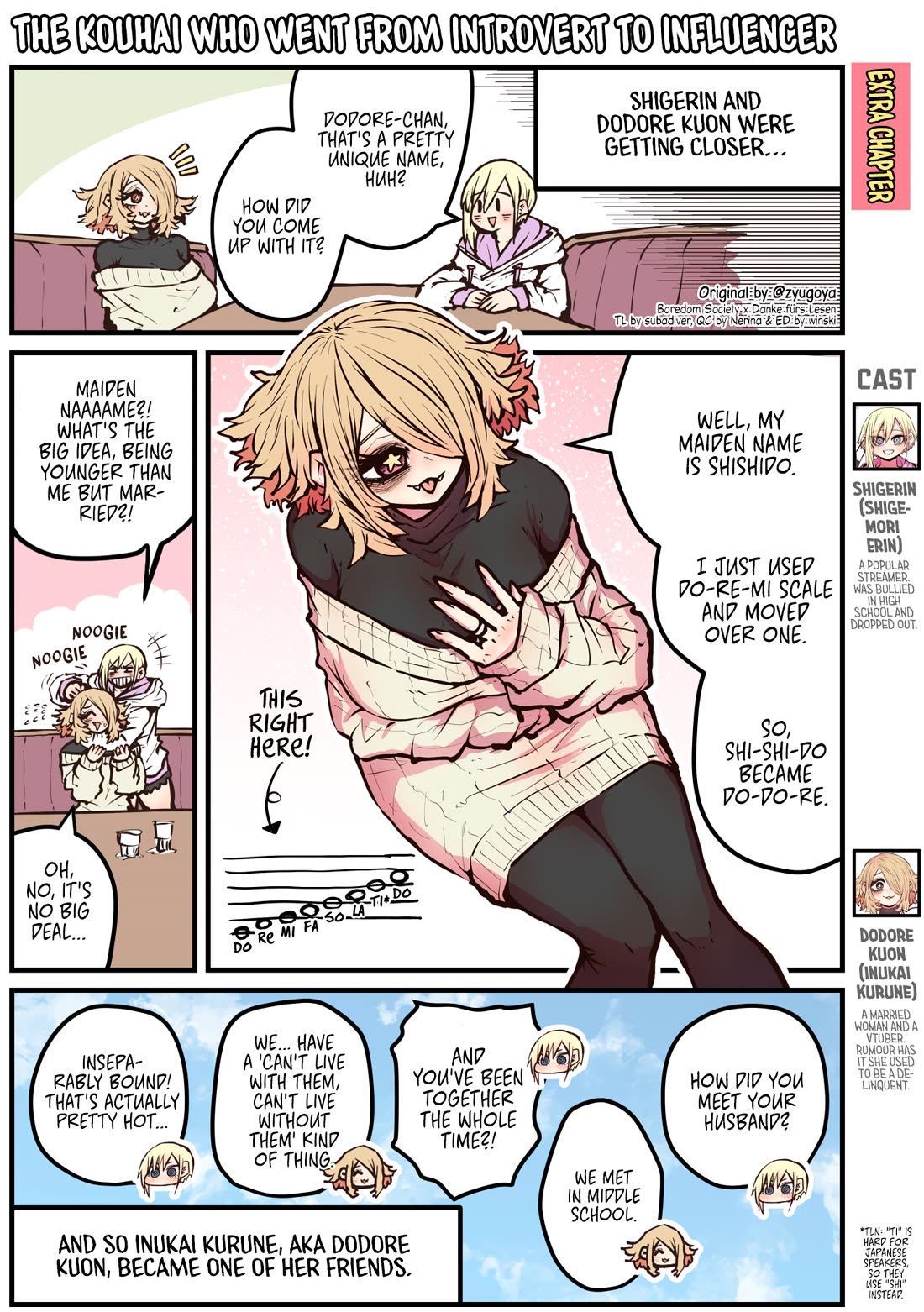 The Kouhai who Went from Introvert to Influencer chapter 19.5 page 1