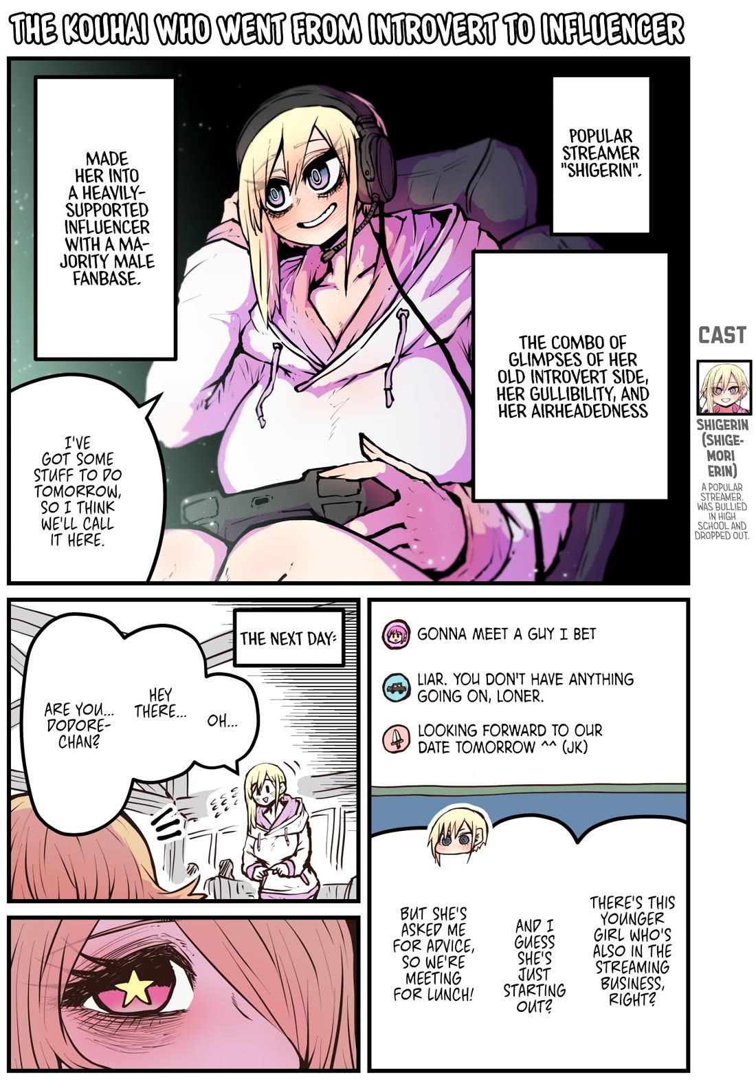 The Kouhai who Went from Introvert to Influencer chapter 19 page 1