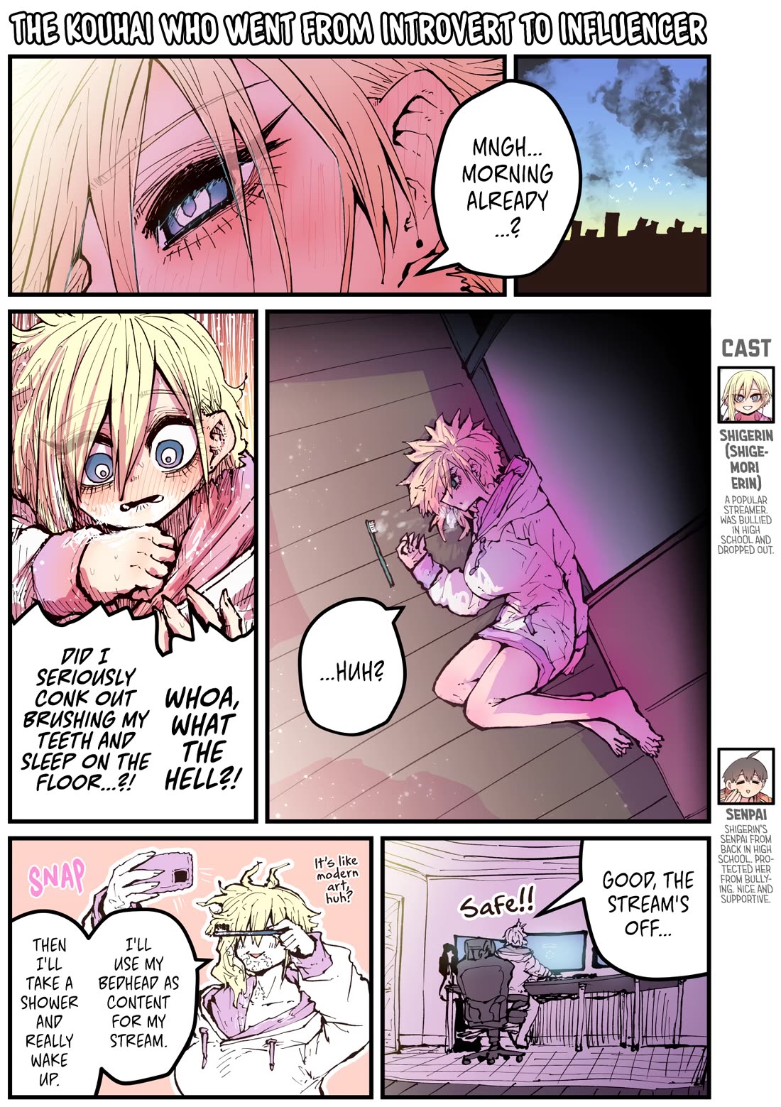 The Kouhai who Went from Introvert to Influencer chapter 4 page 1