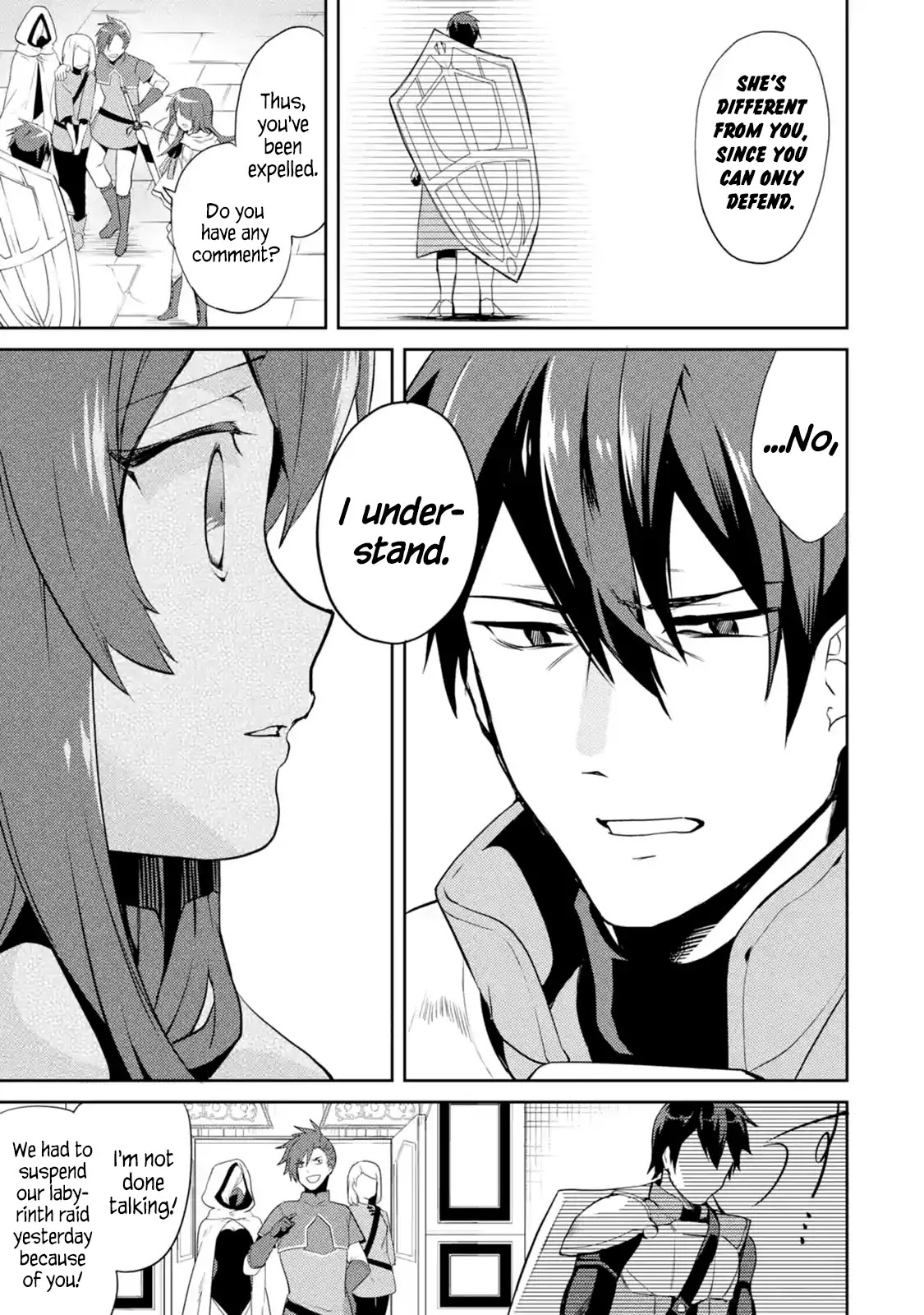 The Labyrinth Raids of the Ultimate Tank ~The Tank Possessing a Rare 9,999 Endurance Skill was Expelled from the Hero Party~ chapter 1.2 page 8