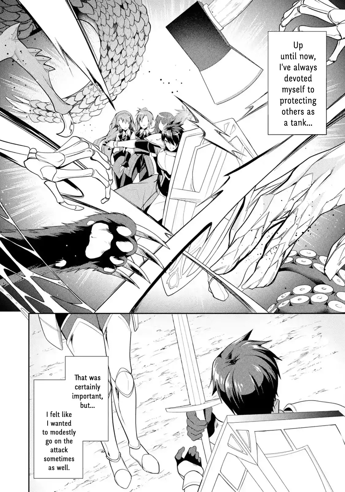 The Labyrinth Raids of the Ultimate Tank ~The Tank Possessing a Rare 9,999 Endurance Skill was Expelled from the Hero Party~ chapter 3.2 page 16