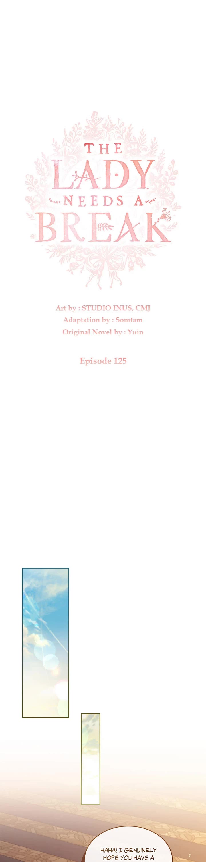 The Lady Wants to Rest chapter 125 page 1